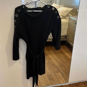 black tie dress from Dynamite